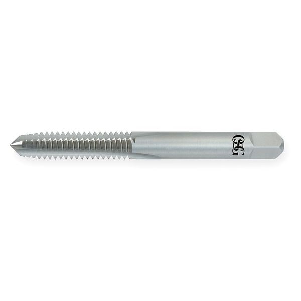 Spiral Point Tap, #0-80, Plug, UNF, 2 Flutes, Oxide