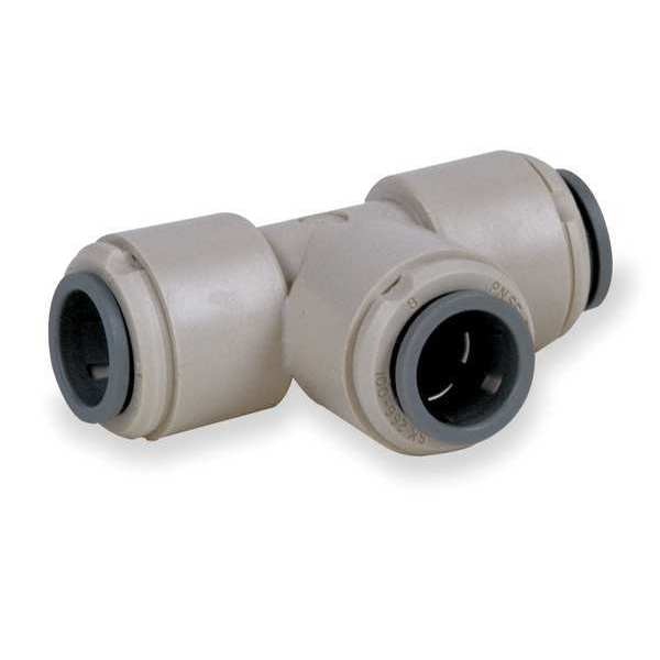 Acetal Copolymer Union Tee, 1/2 in Tube Size