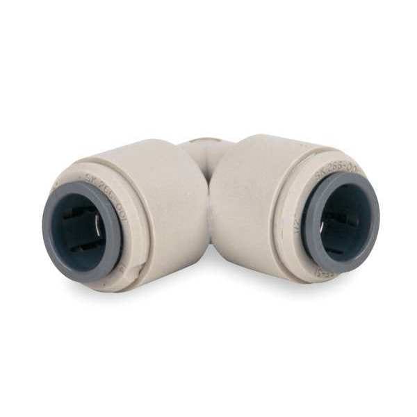 Acetal Copolymer Union Elbow, 90 Degrees, 1/4 in Tube Size