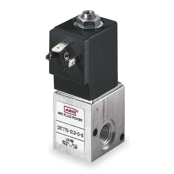 Solenoid Air Control Valve, 1/4 In, 120VAC