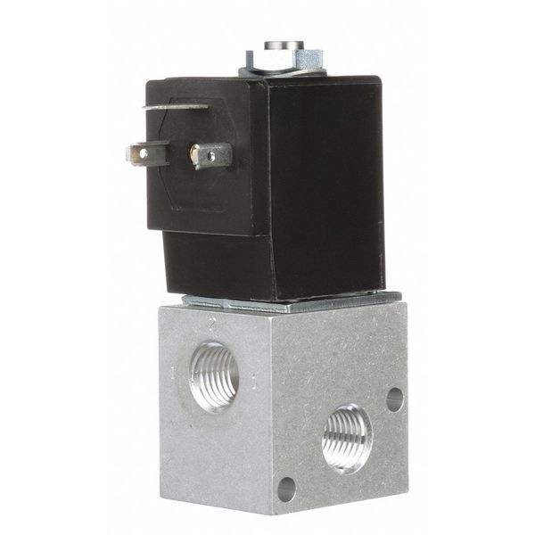 Solenoid Air Control Valve, 1/4 In, 12VDC