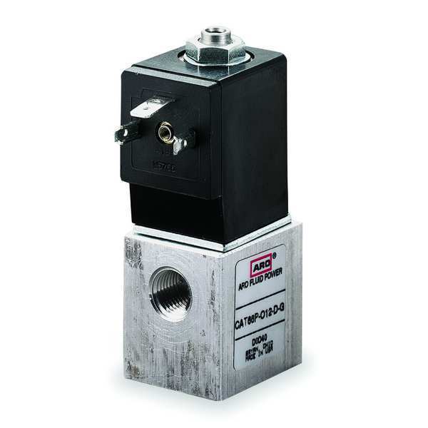 Solenoid Air Control Valve, 1/4 In, 24VDC