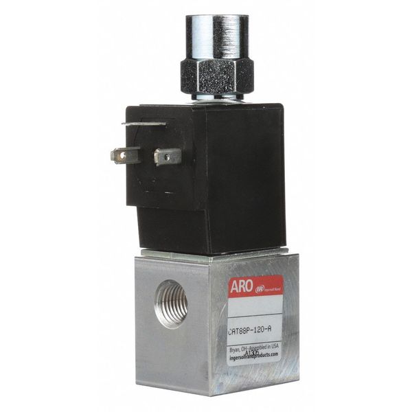 Solenoid Air Control Valve, 1/4 In, 120VAC