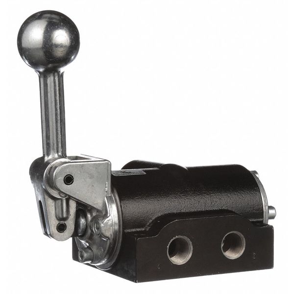 Manual Air Control Valve, 4-Way, 3/8in NPT