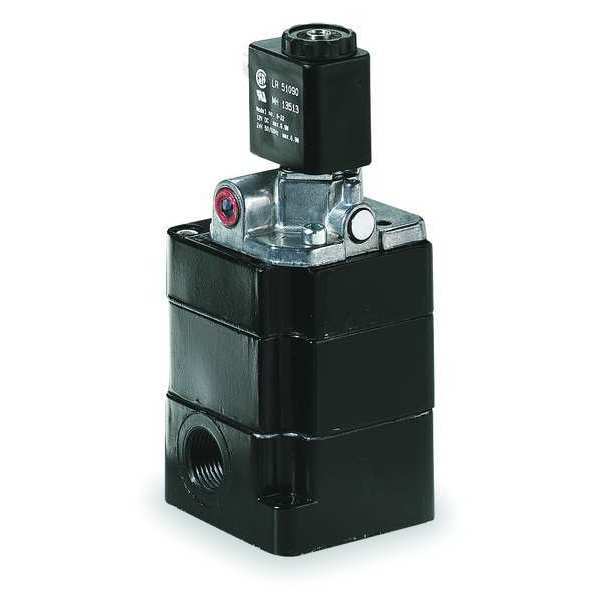 Solenoid Air Control Valve, 1/2 In, 120VAC