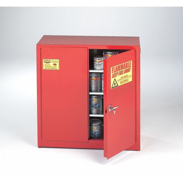 Paints and Inks Cabinet, 60 Gal., Yellow