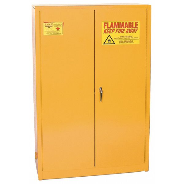 Paints and Inks Cabinet, 60 Gal., Yellow