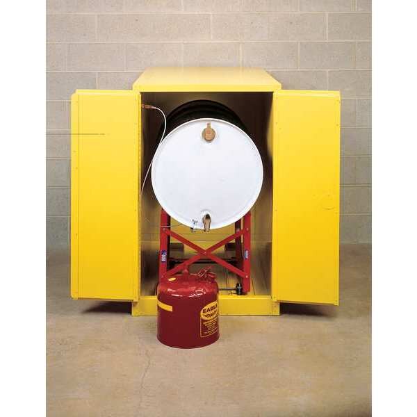 Flammable Cabinet, Horizontal, 55 Gal., YLW