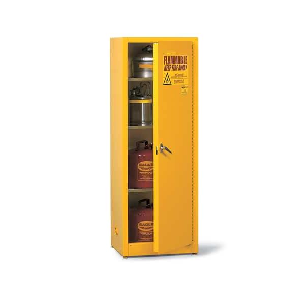 Flammable Safety Cabinet, 48 gal., Yellow