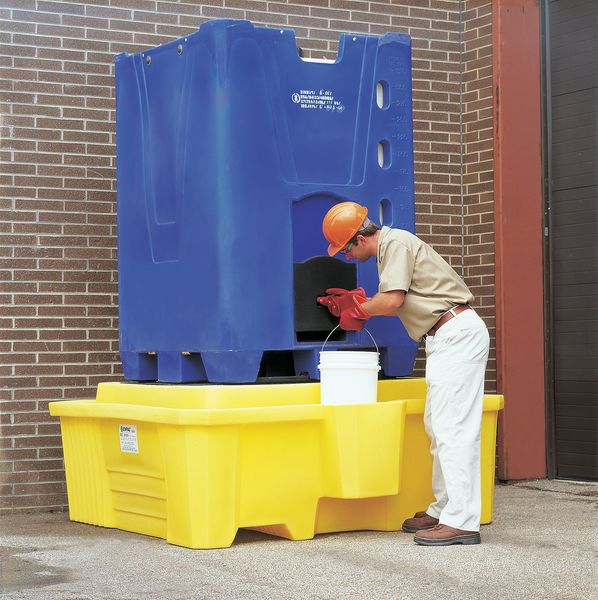 IBC Containment Unit, 385 gal Spill Capacity, 8000 lb., Polyethylene