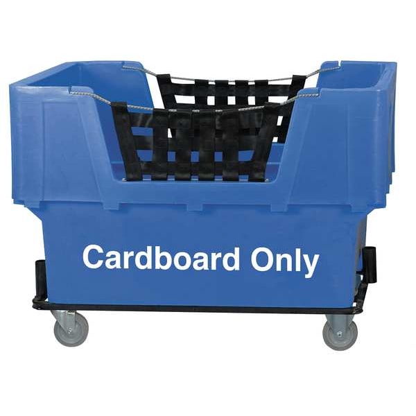 Matl Handling Cart, Cardboard Only, Red