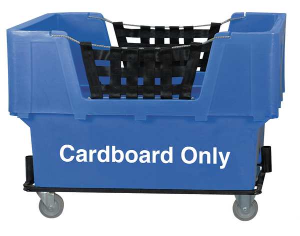 Matl Handling Cart, Cardboard Only, Blue