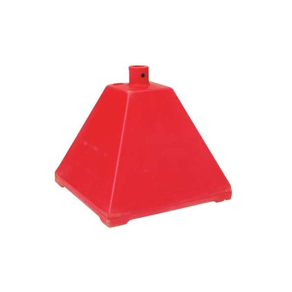 Sign Base, Polyethylene, Yellow