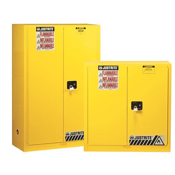 Sure-Grip EX Flammable Safety Cabinet, 90 gal., Yellow