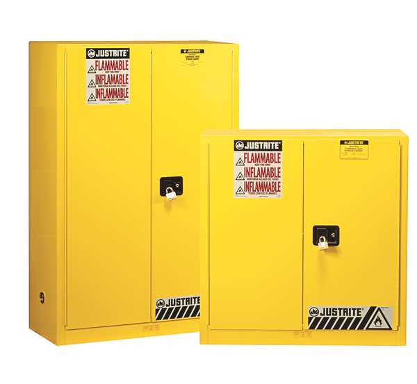 Sure-Grip EX Flammable Safety Cabinet, 45 gal., Yellow