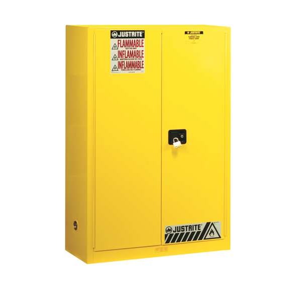 Sure-Grip EX Flammable Safety Cabinet, 90 gal., Yellow