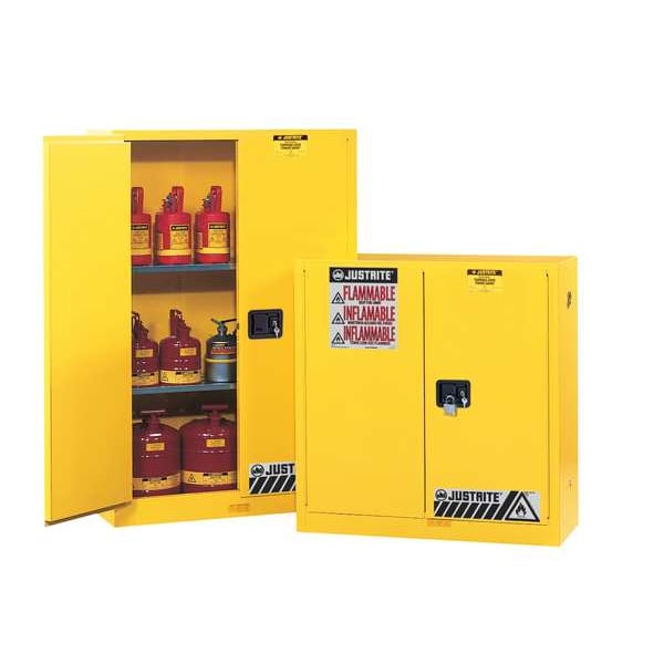 Sure-Grip EX Flammable Safety Cabinet, 90 gal., Yellow