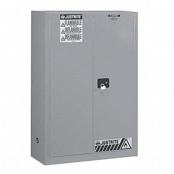 Sure-Grip EX Flammable Safety Cabinet, 45 Gal., Gray