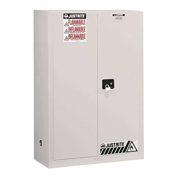 Flammable Safety Cabinet, 60 gal., White
