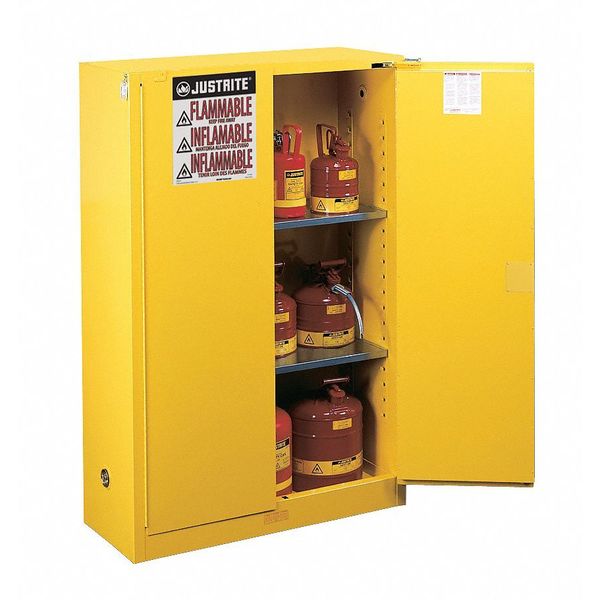 Sure-Grip EX Flammable Safety Cabinet, 45 gal., Yellow