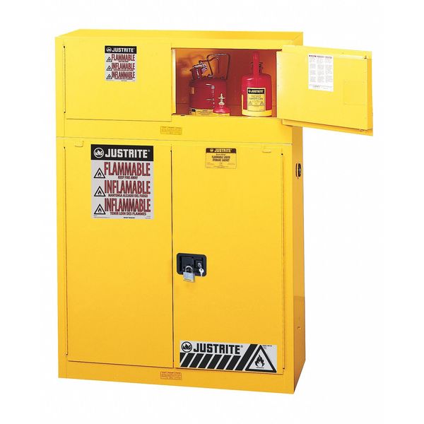Sure-Grip EX Flammable Safety Cabinet, 17 gal., Yellow