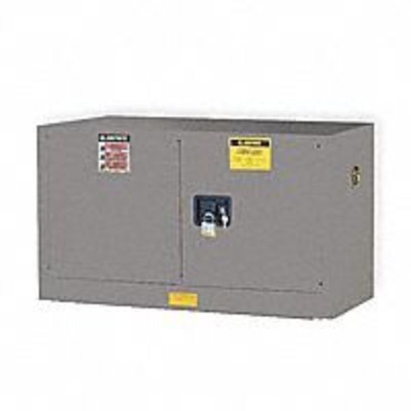 Flammable Safety Cabinet, 17 gal., Gray, Depth: 18