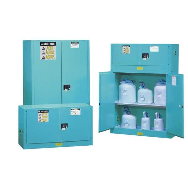 Corrosive Safety Cabinet, Self Close, 30 gal