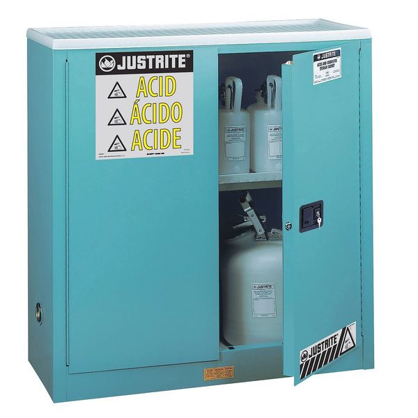 Corrosive Safety Cabinet, 30 gal., Manual