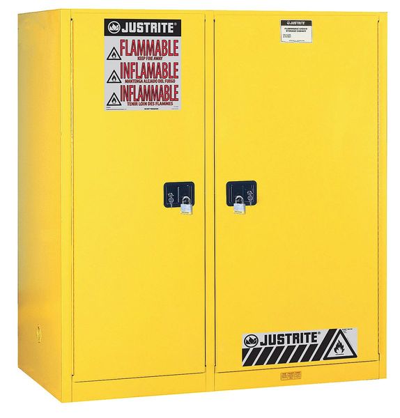 Sure-Grip EX Flammable Safety Cabinet, 115 gal., Yellow