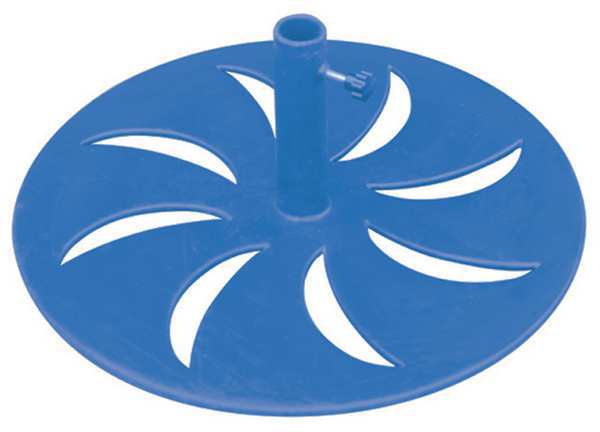 Outdoor Umbrella Base, Round, Blue