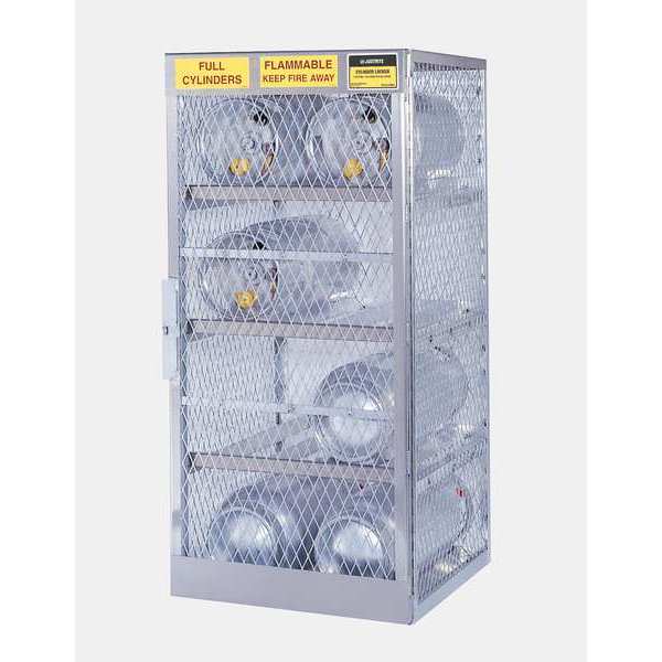 Gas Cylinder Cabinet, 30x32, Capacity 4