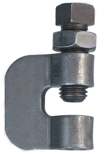 C Clamp w/Locknut, Rod Sz 1/2 In