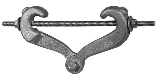 Beam Clamp, Rod Sz 7/8 In, Malleable Iron