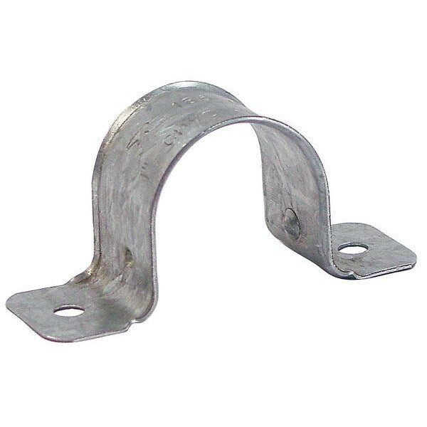 Galvanized Steel Two Hole Strap, 2