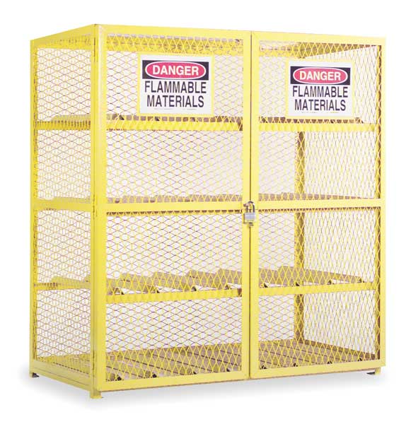 Gas Cylinder Cabinet, 60x30, Capacity 16