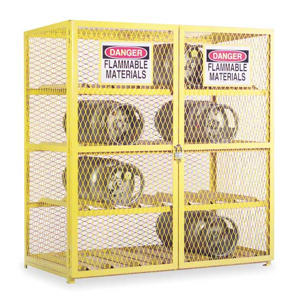 Gas Cylinder Cabinet, 60x30, Capacity 16