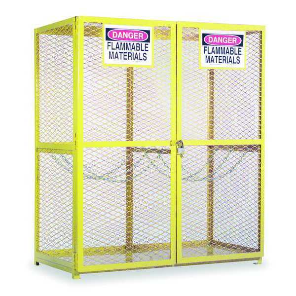 Gas Cylinder Cabinet, 60x30, Capacity 18