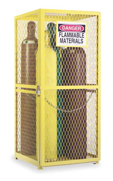 Gas Cylinder Cabinet, 60x30, Capacity 18