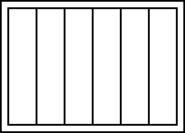 Compartment Drawer with 6 compartments, Steel