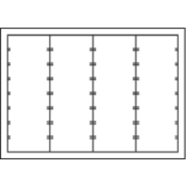 Compartment Drawer with 12 to 18 compartments, Steel