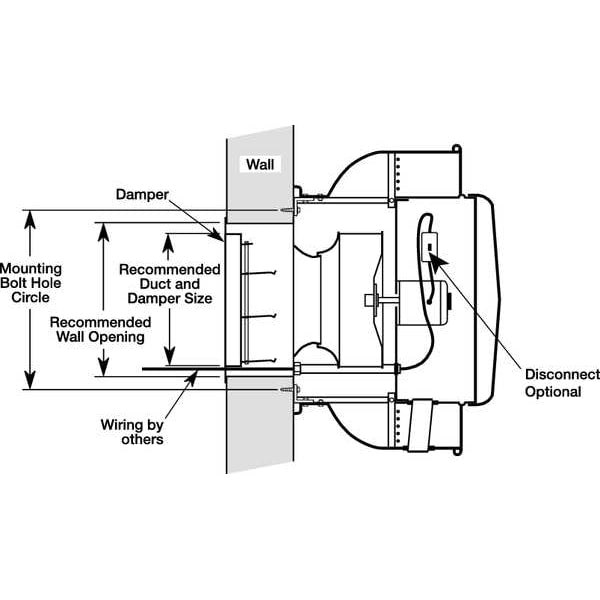 Upblast Vent, 16-1/2 In, 115/208-230V