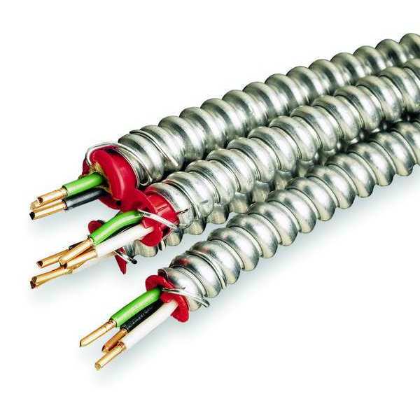14 AWG 2 Conductor Armored Cable 15A 250 ft. SLVR