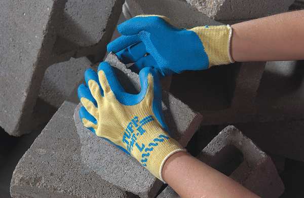 Cut Resistant Coated Gloves, A3 Cut Level, Natural Rubber Latex, M, 1 PR