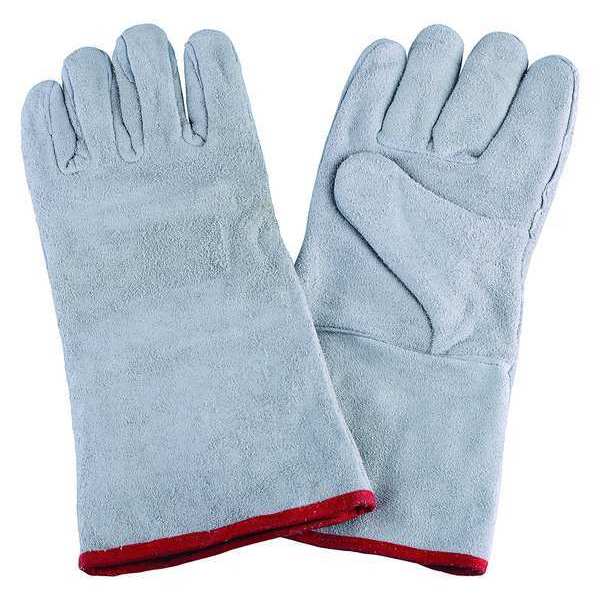 Stick Welding Gloves, Cowhide Palm, M, PR
