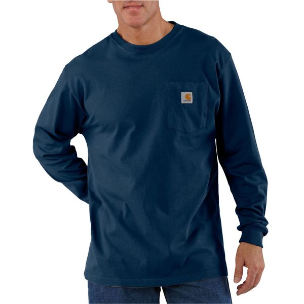 Long Sleeve T-Shirt, Navy, 2XL