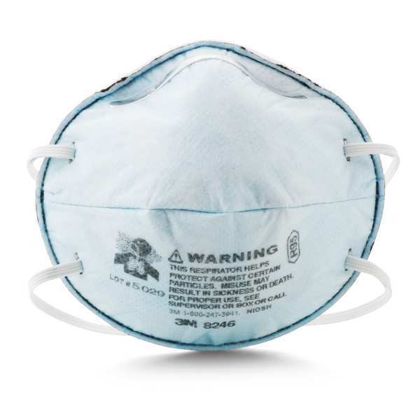 R95 Disposable Respirator, Universal, Blue, PK20