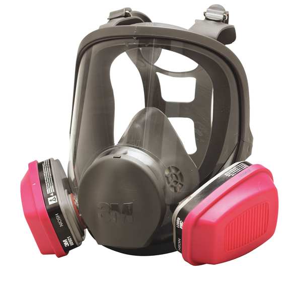 Full Facepiece Reusable Respirator, With Cool Flow Valve, 6000 Series, Size Small