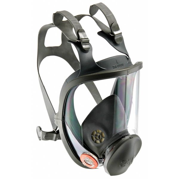Full Facepiece Reusable Respirator, With Cool Flow Valve, 6000 Series, Size Large
