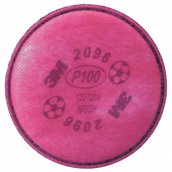 Filter, Bayonet, P100, Nuisance Level AG, Magenta, 2 PK, NIOSH