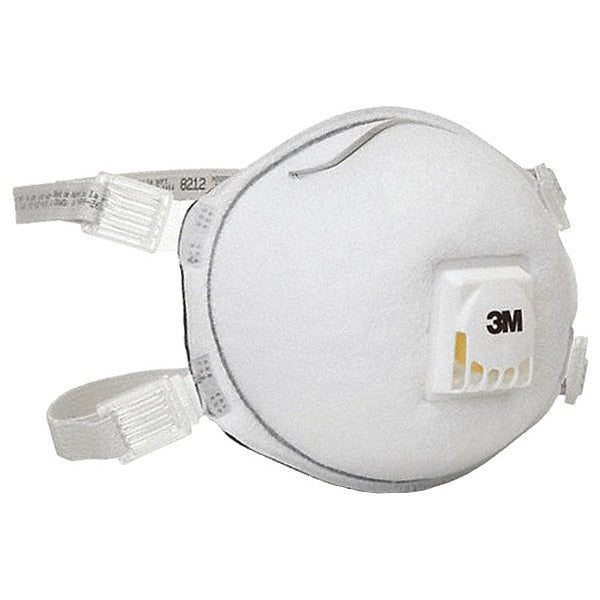 N95 Disposable White Particulate Respirator w/ Valve 10pk.